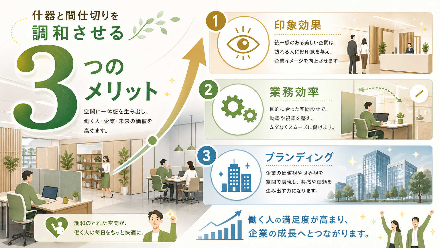 什器と間仕切りを調和させるべき理由
